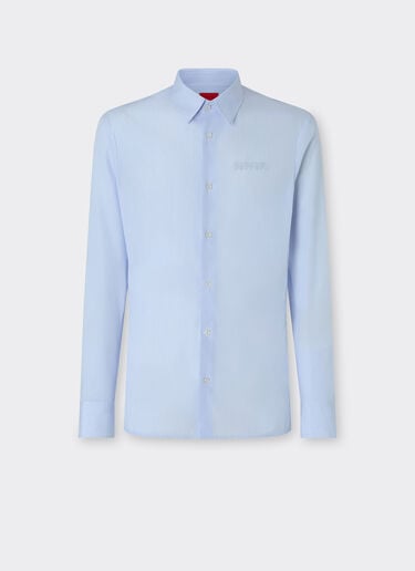 Cotton shirt with micro-stripe Ferrari Cotton shirt with micro-stripe Optical White 22617f