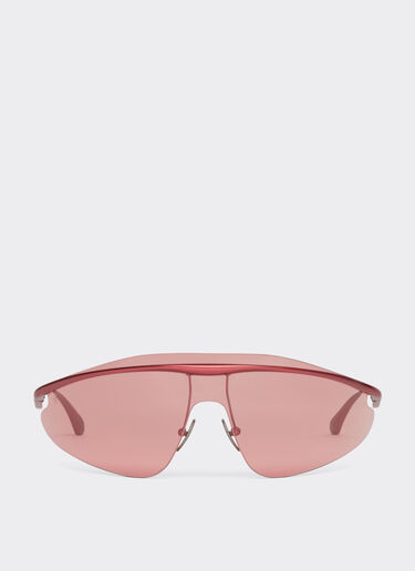 Ferrari Lunettes de soleil Ferrari en métal rouge avec monture rouge Rouge F1529f
