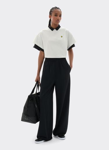  Technical piqué jogger pants Nero SKWTR0001KWO0003f