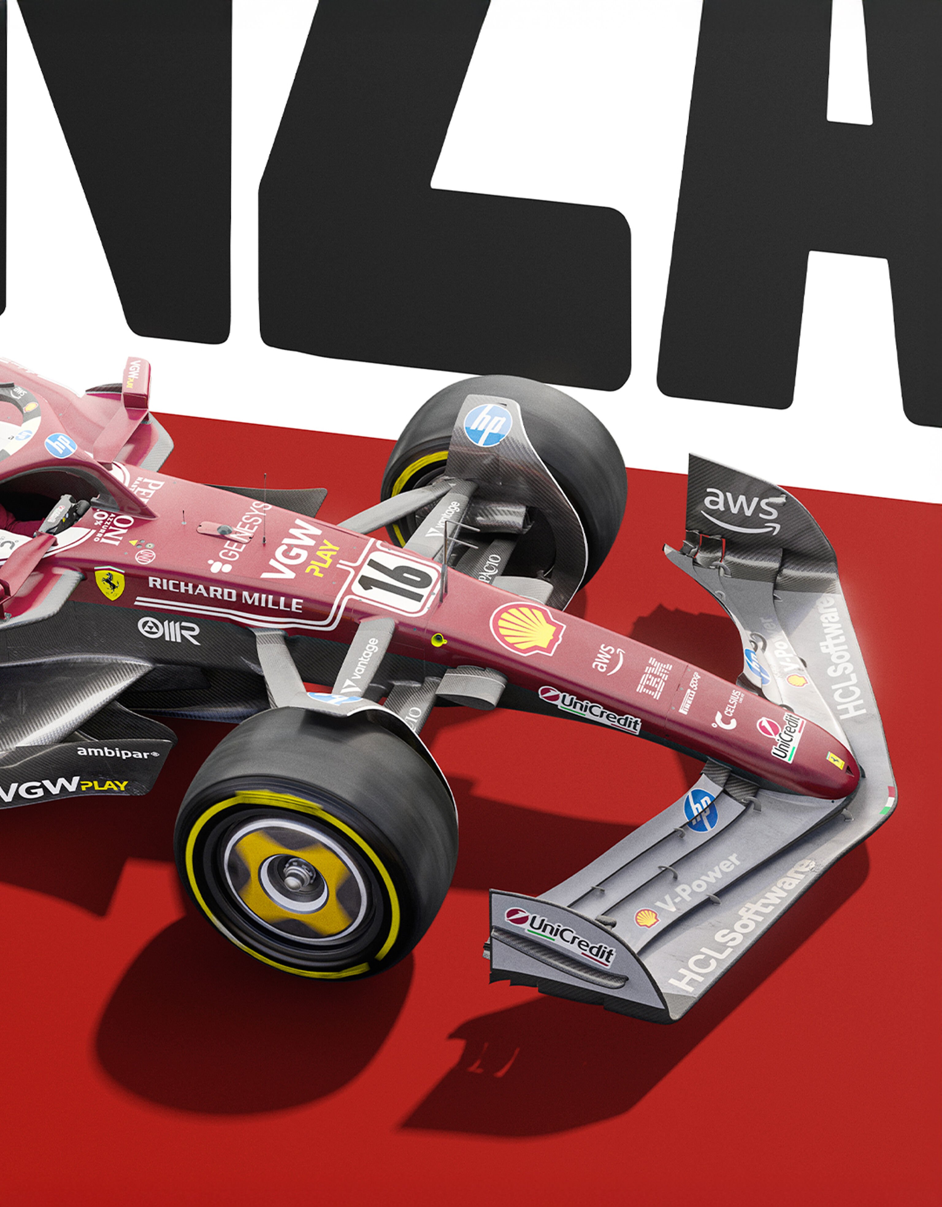 Ferrari Official Poster Special Livery Ferrari SF-25 Monza 2025 MULTICOLOUR LA0FCf