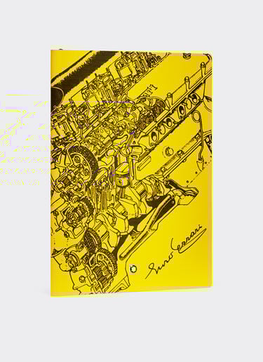 Ferrari Bloc de notas #146 Montblanc Grandes Personajes Enzo Ferrari Edición Especial Giallo Modena Amarillo F1598f