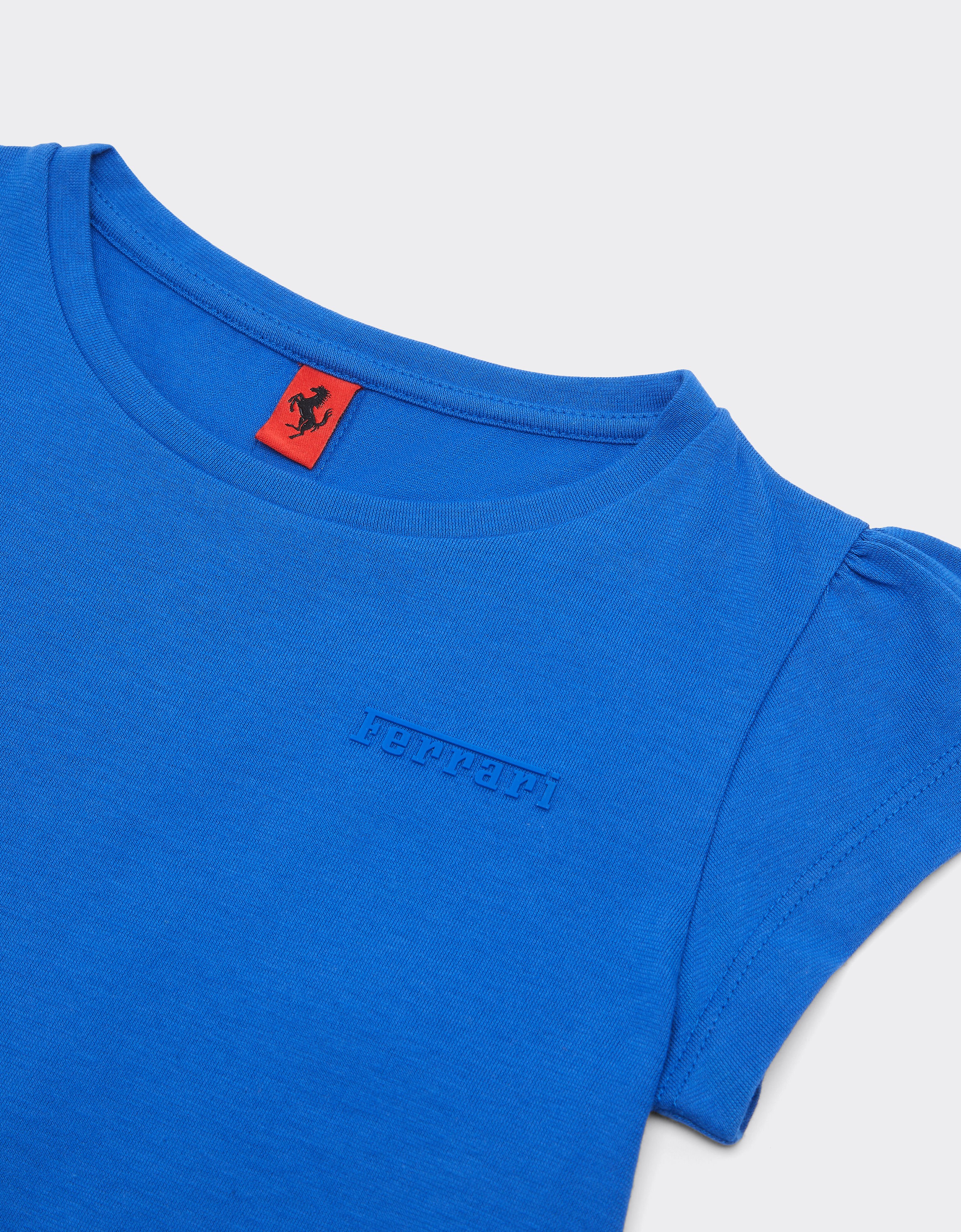 Ferrari Abito in jersey con logo Ferrari Blu Klein 22323fK