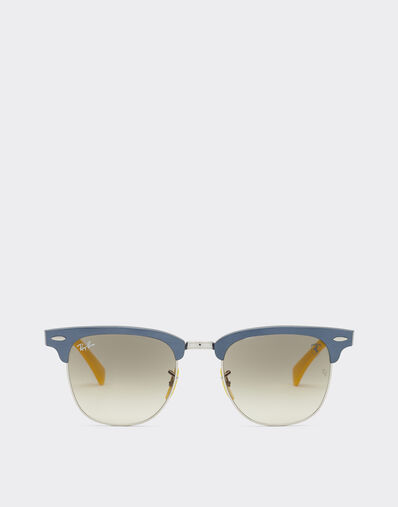 Ferrari Ray-Ban for Scuderia Ferrari RB3807M in blue metal with grey gradient lens Black Matt LA01Cf