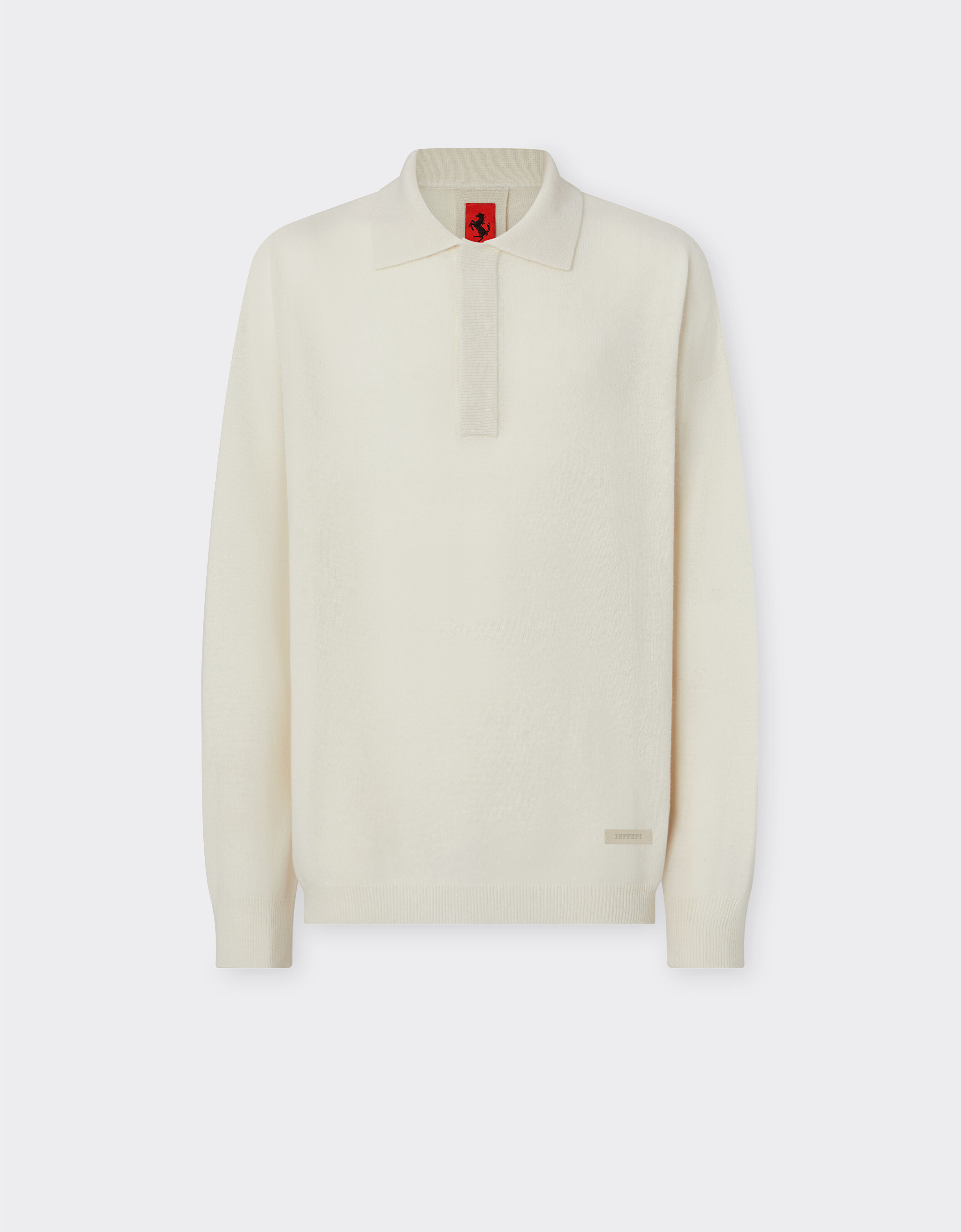 ${brand} Merino wool long-sleeved polo shirt ${colorDescription} ${masterID}