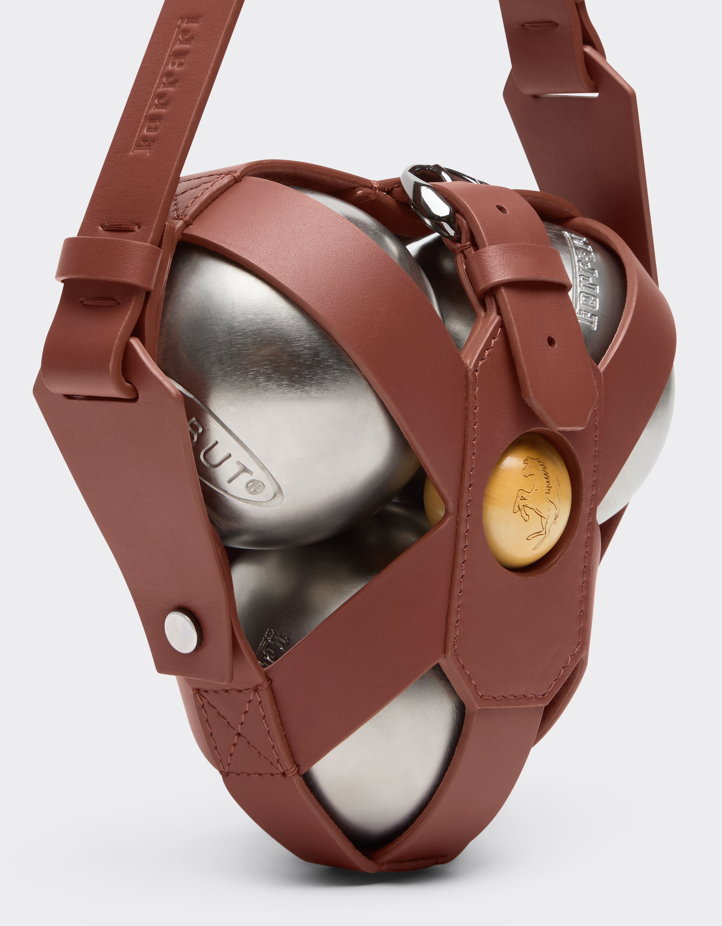 Ferrari Leather pétanque set Hide 50970f