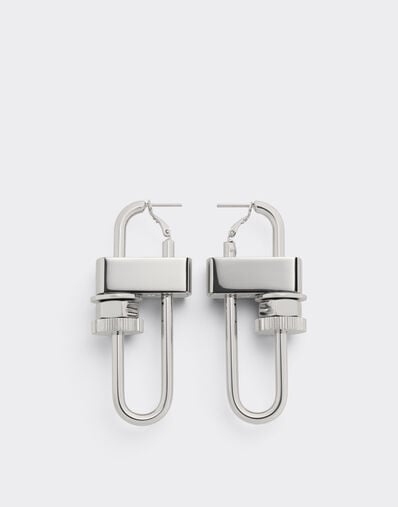 Ferrari Metal earrings Cromo Lucido 51179f