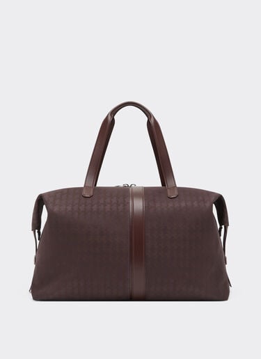 Q-Cycle® jacquard duffle bag with Cavallino pattern Ferrari Q-Cycle® jacquard duffle bag with Cavallino pattern Mahogany 49135f
