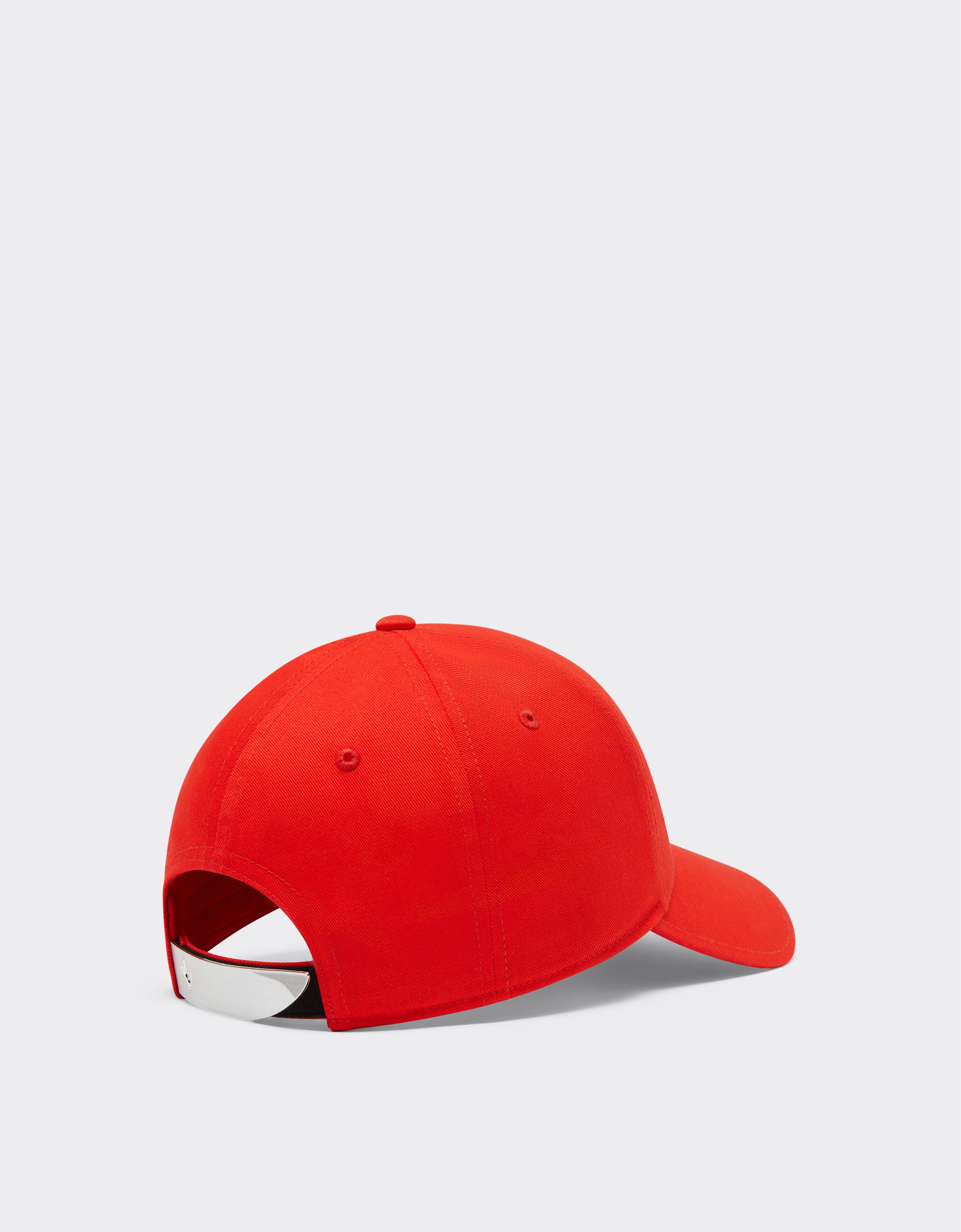 Ferrari Baseball cap with embroidered Ferrari logo Rosso Dino 21580f
