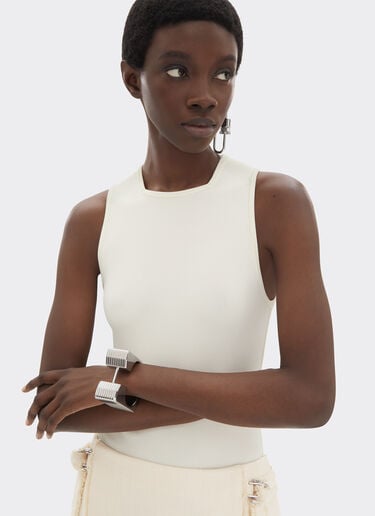 Ferrari Textured metal bracelet Cromo Lucido 51339f