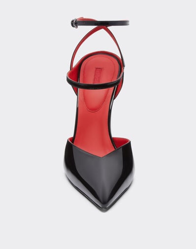Ferrari Zapato de salón de charol Negro 22010f