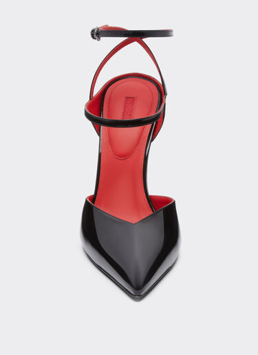 Ferrari Pump shoe in coated leather Black 22010f