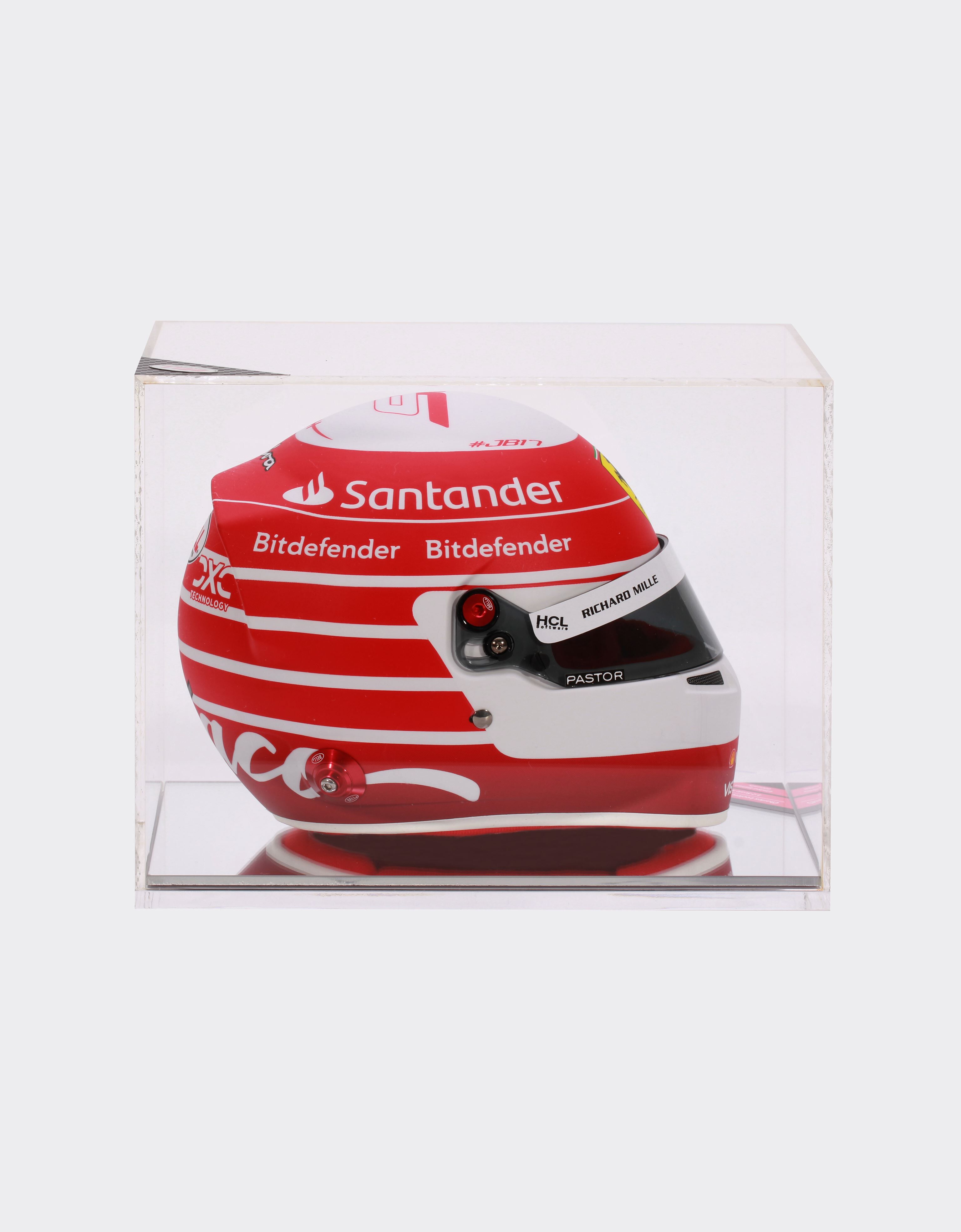 Ferrari 2023 Charles Leclerc mini helmet in 1:2 scale - Monaco Special Edition 红色 F0901f