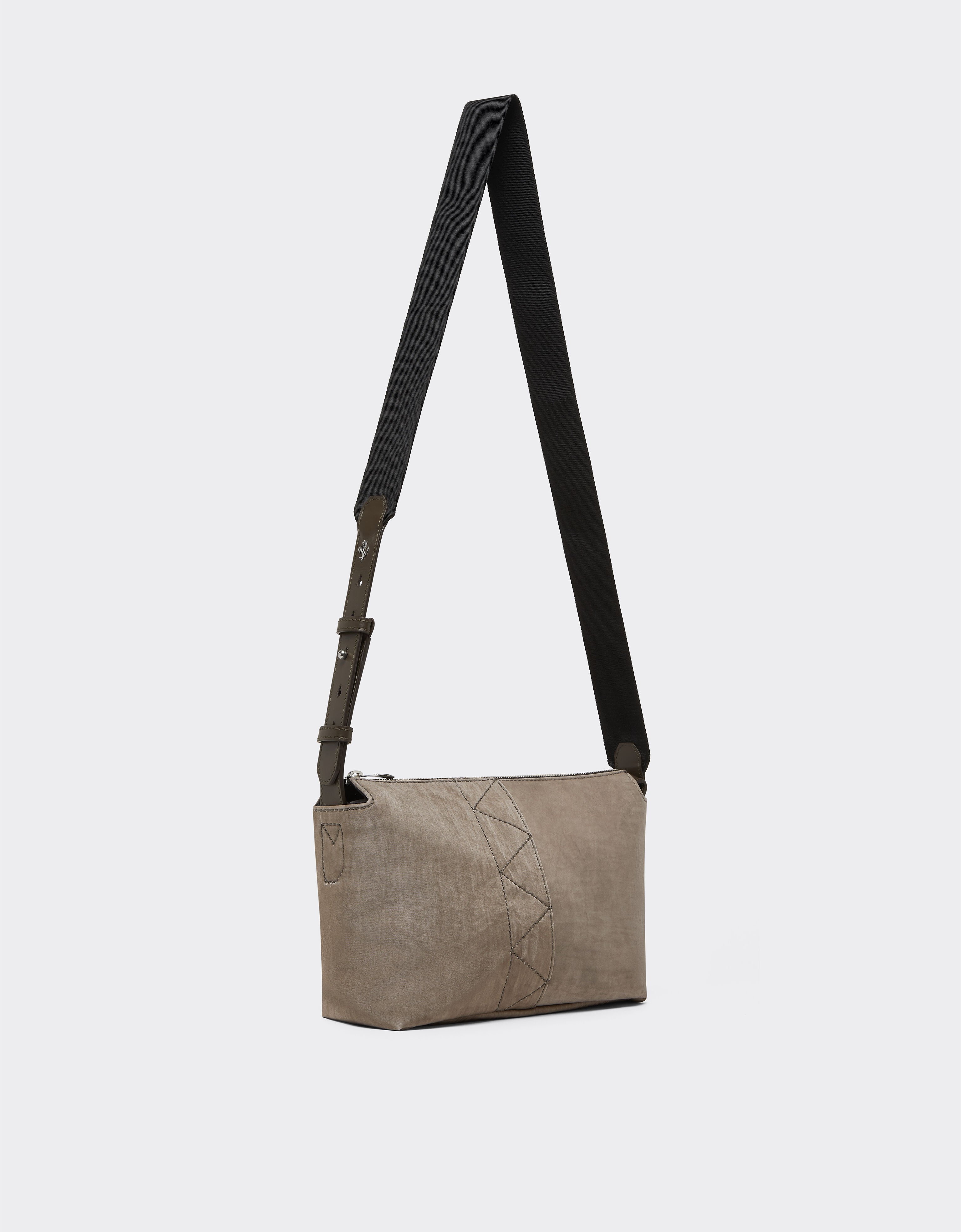Ferrari Borsa crossbody in nylon Khaki Green 50167f