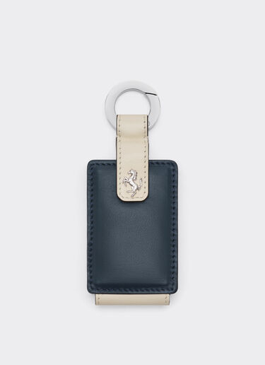 Ferrari Leather keyring for Amuleto key Ultramarine 50409f
