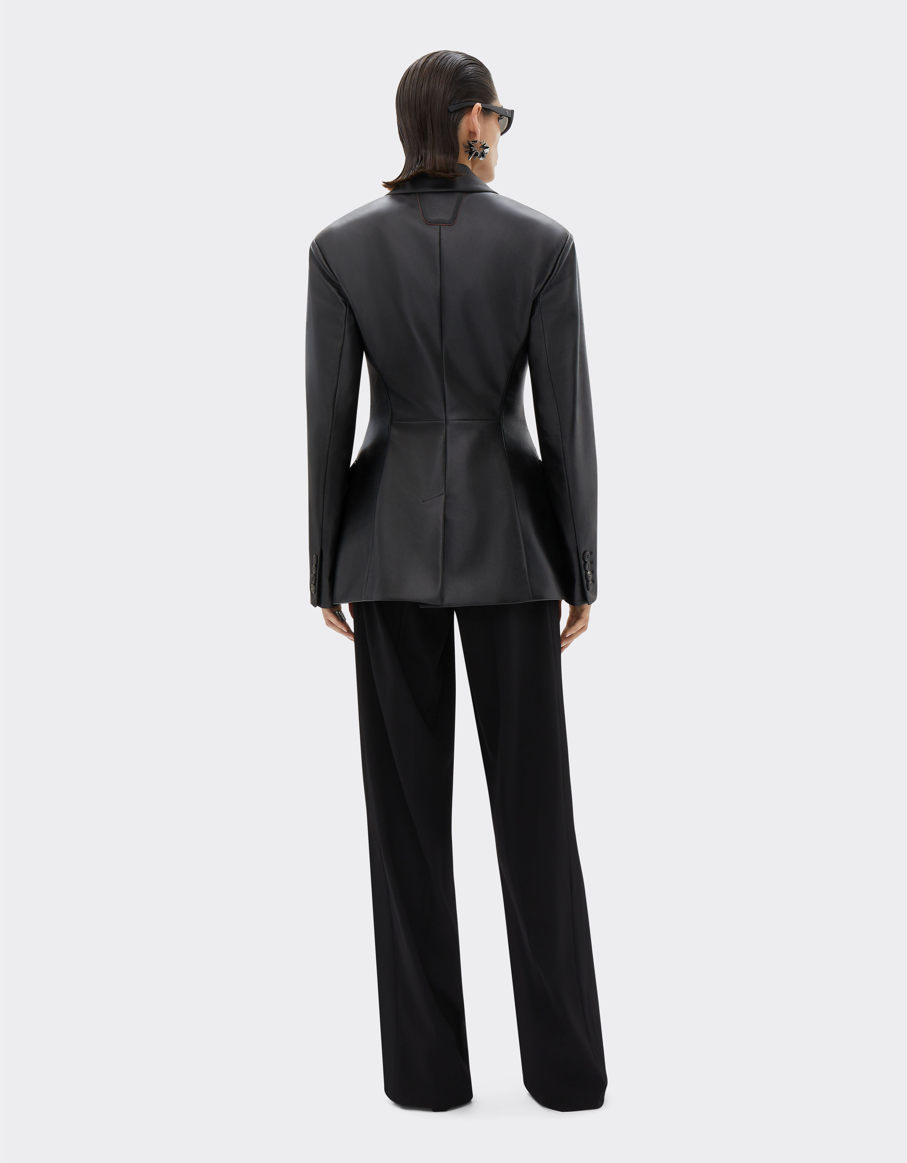 Ferrari Blazer aus Nappaleder Schwarz 21643f