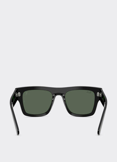 Ferrari Ray-Ban for Scuderia Ferrari RB2217M in black acetate with dark green lenses Black LA01Kf