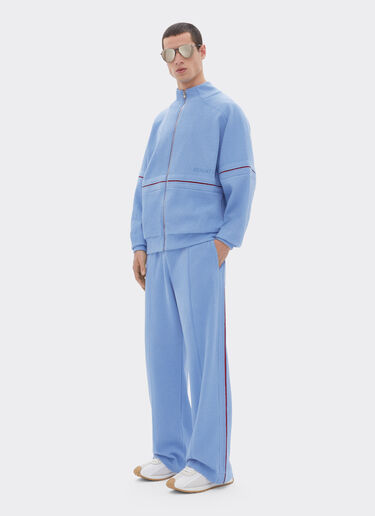 Ferrari Full zip Japanese fleece sweatshirt Oxford Blue 51017f