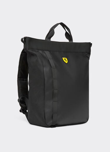  Tote backpack with Ferrari Scudetto Nero SBNBP0016HMM0032f