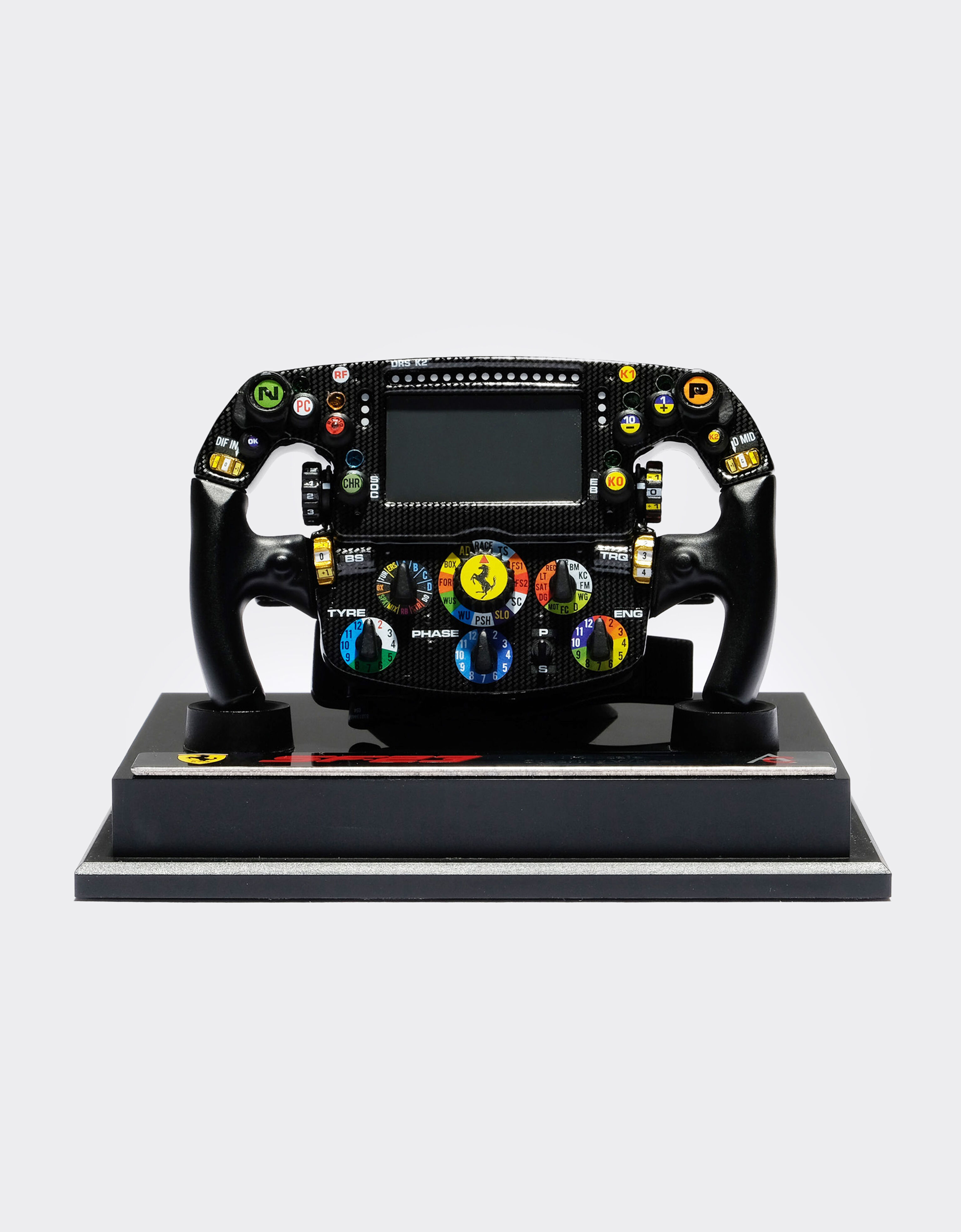 Ferrari SF-23 steering wheel model in 1:4 scale Black F1048f