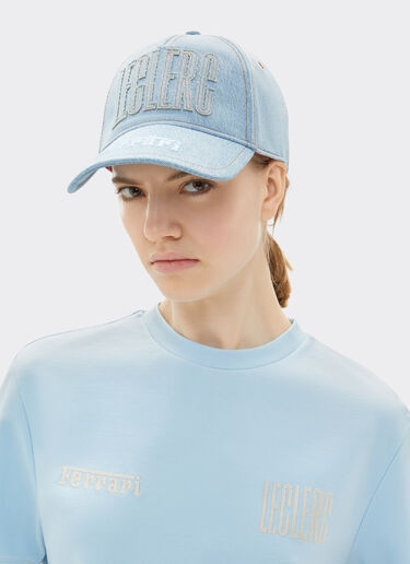 Ferrari Gorra vaquera Ferrari x Charles Leclerc Denim claro 22296f