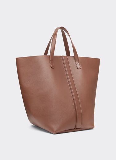 Ferrari Tote Tasche aus glattem Nappaleder Lederfarben 21979f