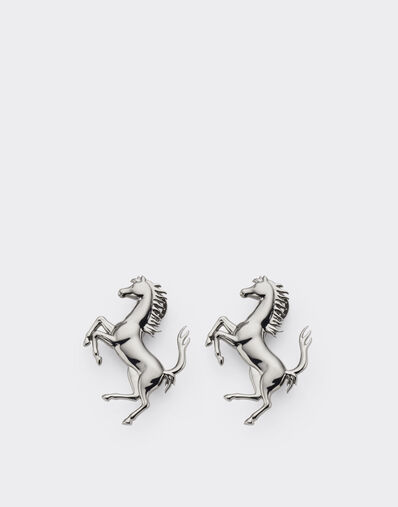 Ferrari Prancing Horse earrings Black 22189f