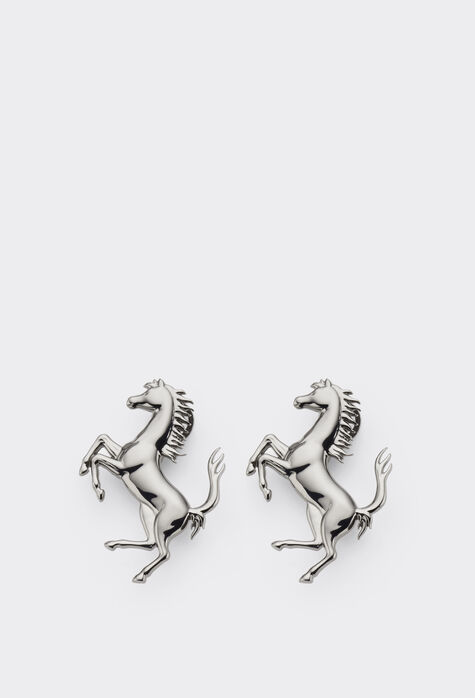 Ferrari Prancing Horse earrings Optical White 20815f