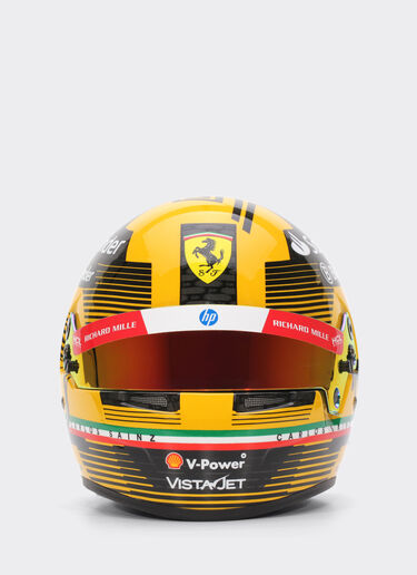 Ferrari Casque Carlos Sainz Monza Special Edition 2024 à l'échelle 1/1 Jaune F1351f