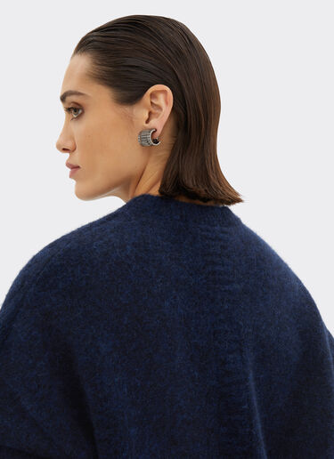 Ferrari Alpaca and merino woolturtleneck sweater Navy 21190f