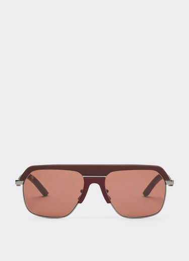 Ferrari sunglasses in shiny gunmetalmetal with brown lenses Ferrari Ferrari sunglasses in shiny gunmetalmetal with brown lenses Brown LA0ESf