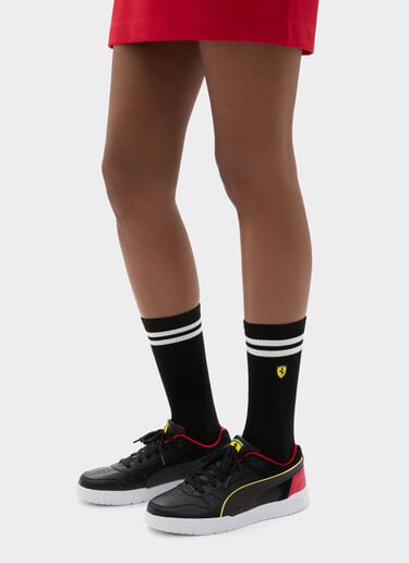  Terry cloth sock set with Ferrari Scudetto Nero SANSO0003JCO0026f