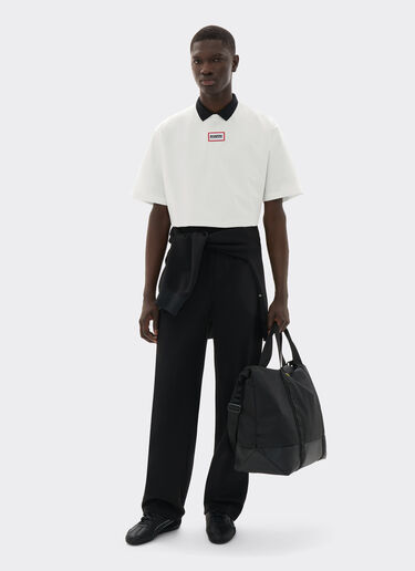  T-Shirt mit Scuderia-Ferrari-Grafik Avorio SJMTH0003JCO0016f