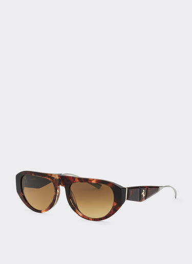 Ferrari Ferrari sunglasses in Havana acetate with polarised brown gradient lenses Beige F1549f