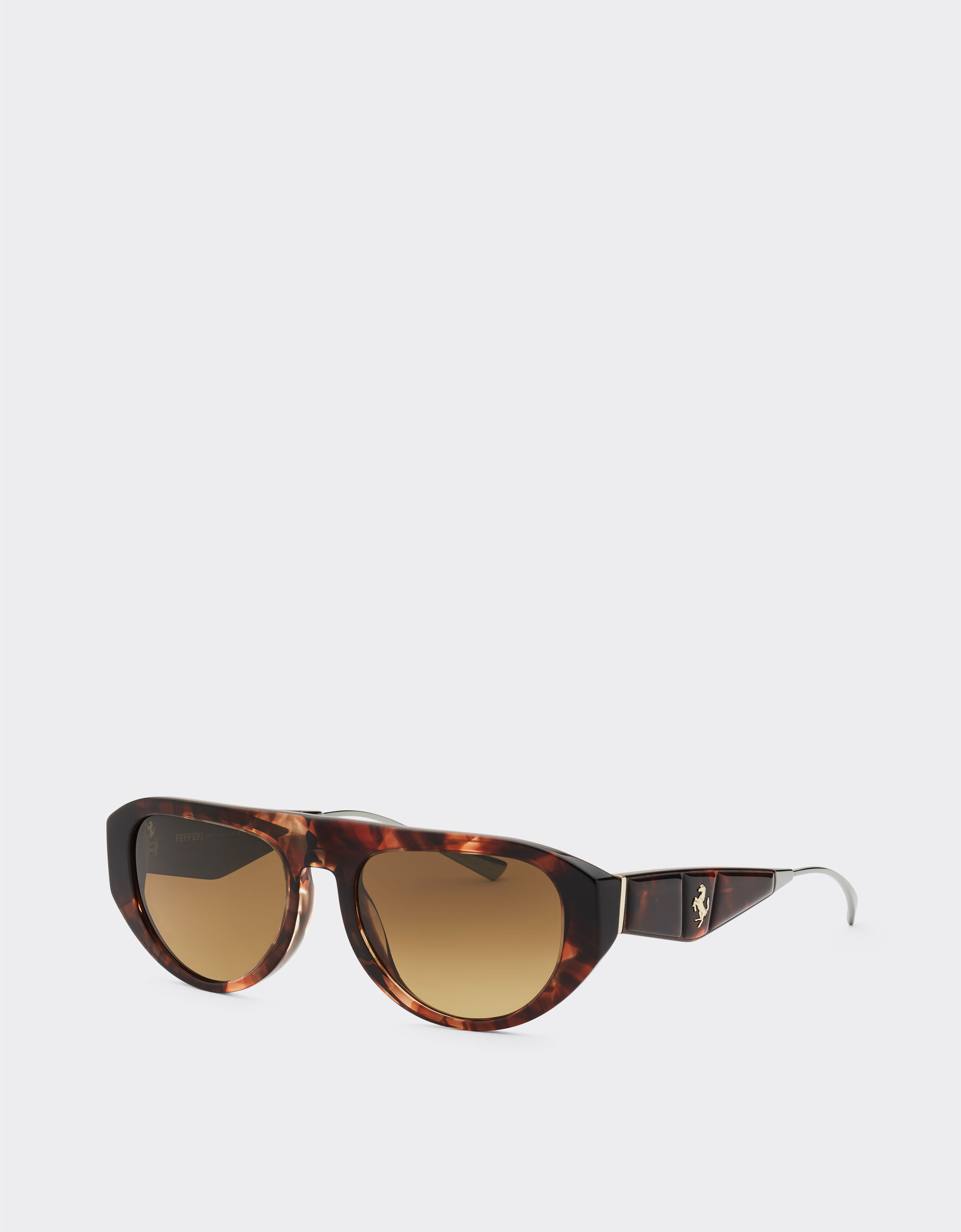 Ferrari Ferrari sunglasses in Havana acetate with polarised brown gradient lenses Beige F1549f