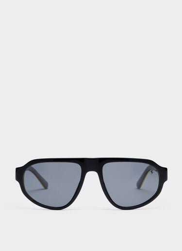 Ferrari Ray-Ban for Scuderia Ferrari 0FZ6027 en acetato negro y amarillo con lentes grises oscuras MULTICOLOR LY0SG1434EXT0001f