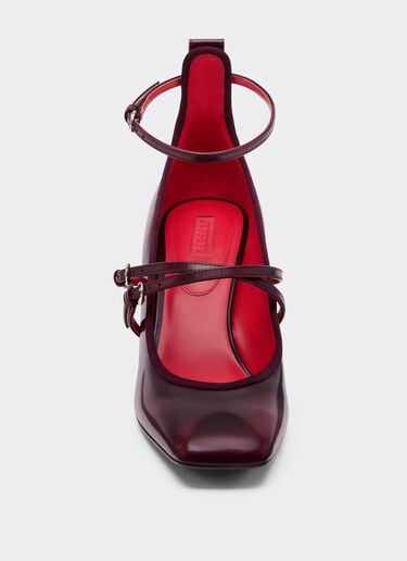 Décolleté Mary Jane in pelle Ferrari Décolleté Mary Jane in pelle Cherry 22732f