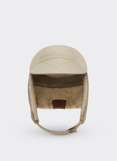Ferrari Cappello da aviatore in twill di cotone Q-Cycle® Chalk 22703f