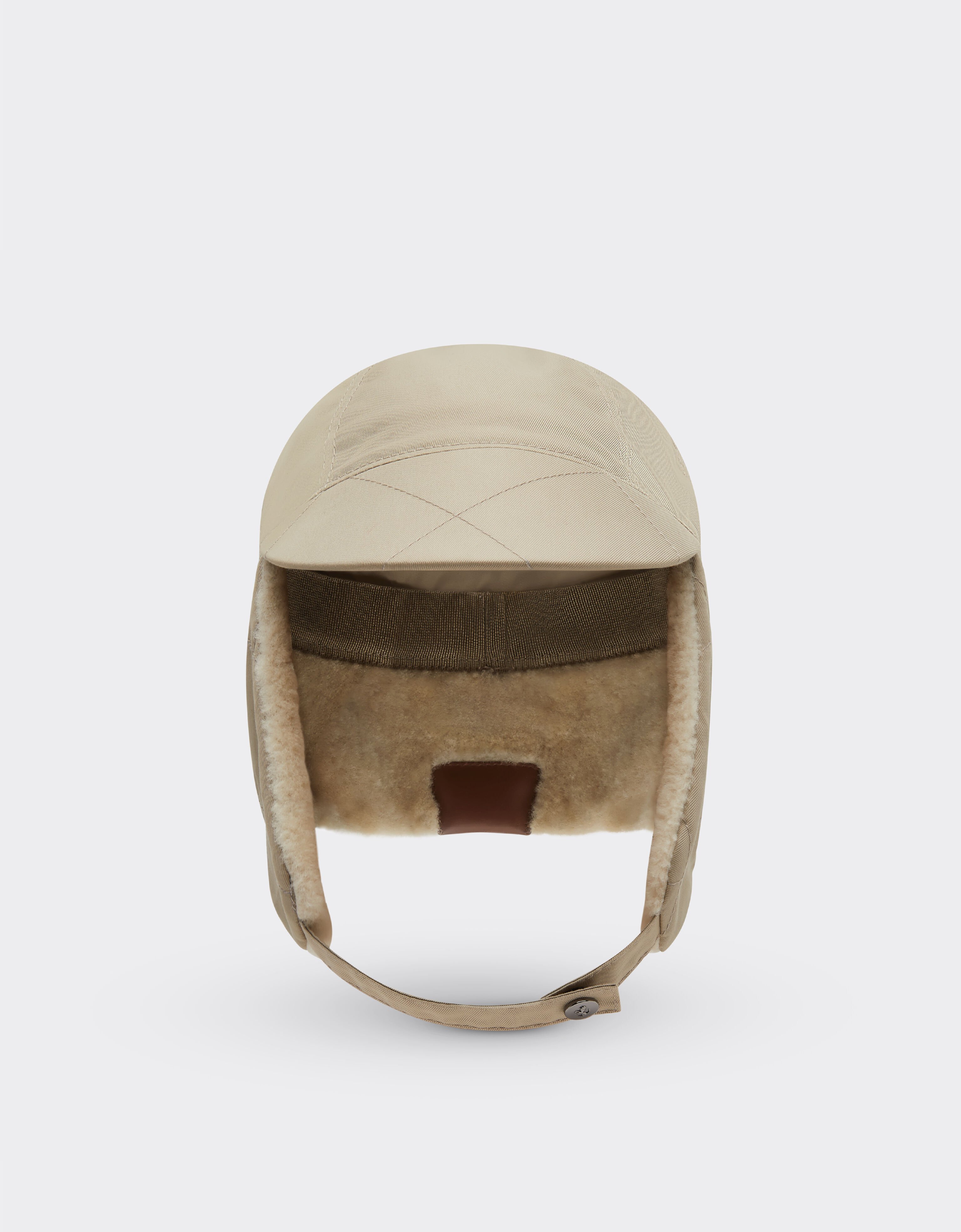 Ferrari Cappello da aviatore in twill di cotone Q-Cycle® Chalk 22703f