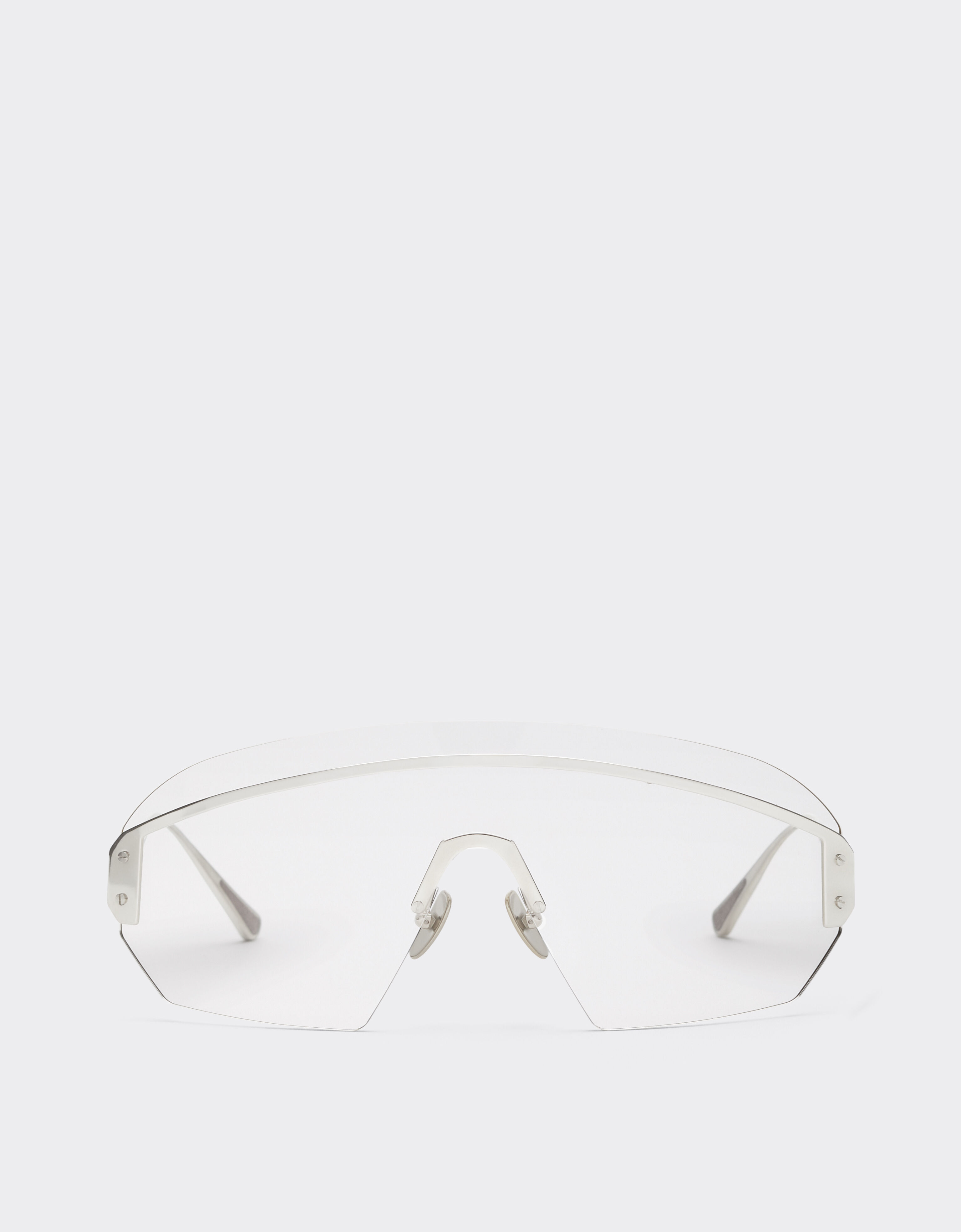 Ferrari sunglasses in silver-coloredmetal with transparent mask Ferrari Ferrari sunglasses in silver-coloredmetal with transparent mask Silver LA0LJf