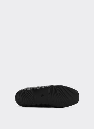 Ferrari Baskets en cuir à effet mouillé Noir 49403f