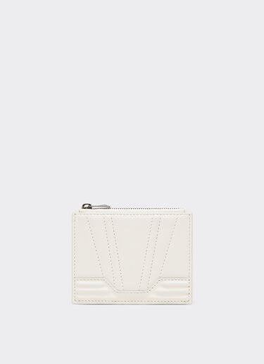 Ferrari Ferrari GT card holder in smooth leather Ecru 22150f