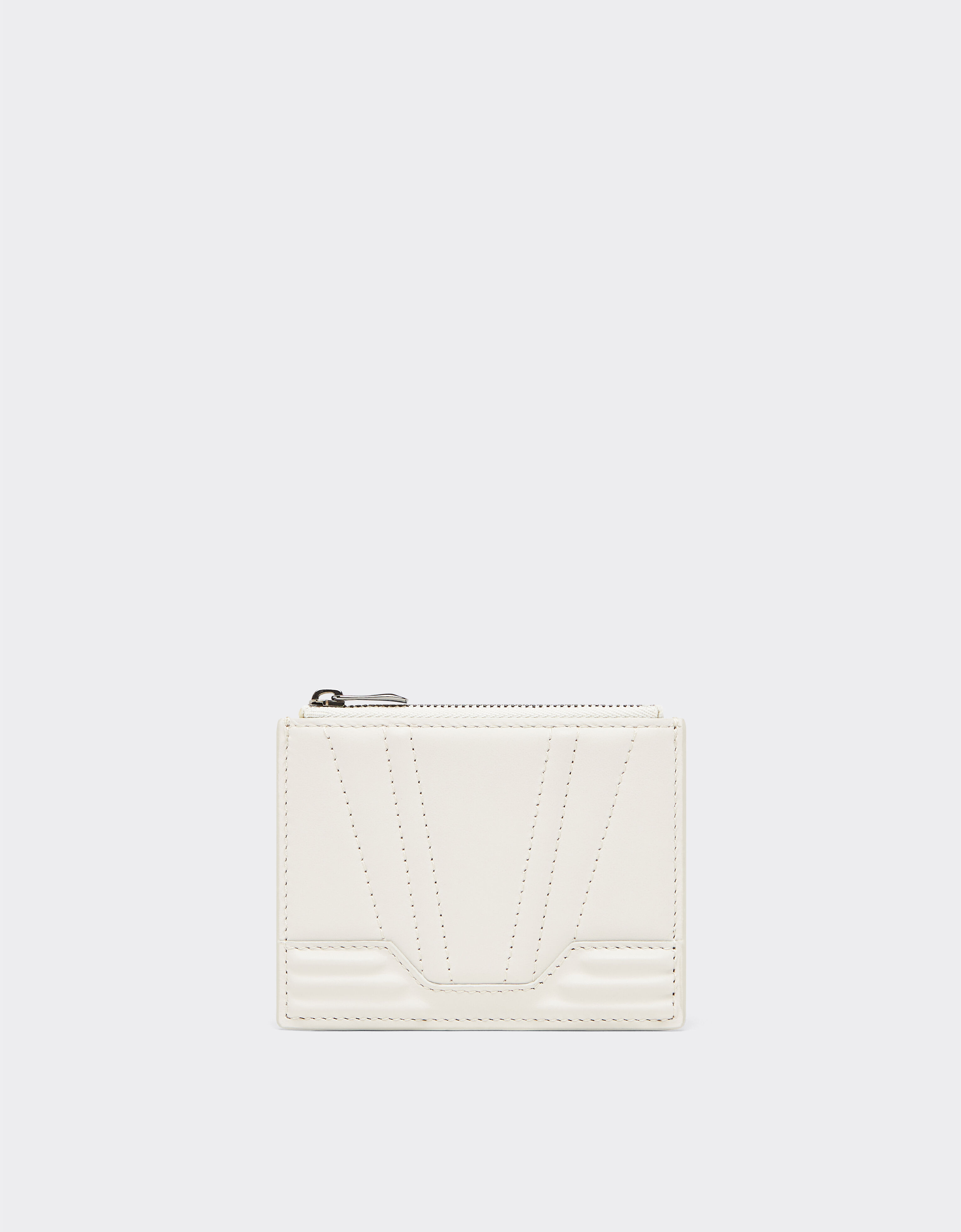 Ferrari Ferrari GT card holder in smooth leather Ecru 22150f
