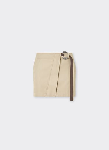 Q-Cycle® Cotton Twill Mini Skirt Ferrari Q-Cycle® Cotton Twill Mini Skirt Chalk 22692f