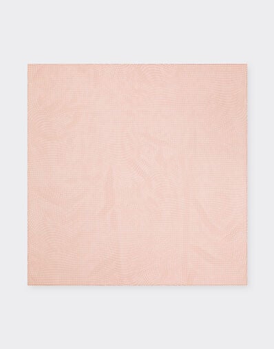 Ferrari Silk foulard with Cavallino Dots print Nude 22480f