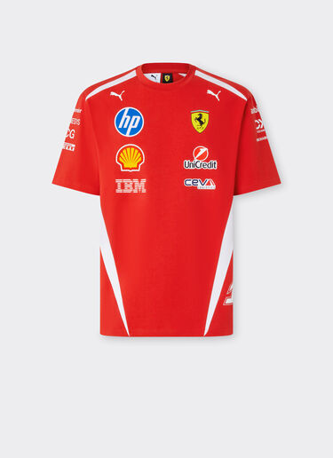 Ferrari Leclerc Replica Drivers Authentic 2026 Puma for Scuderia Ferrari HP T-shirt Red LA0H3f