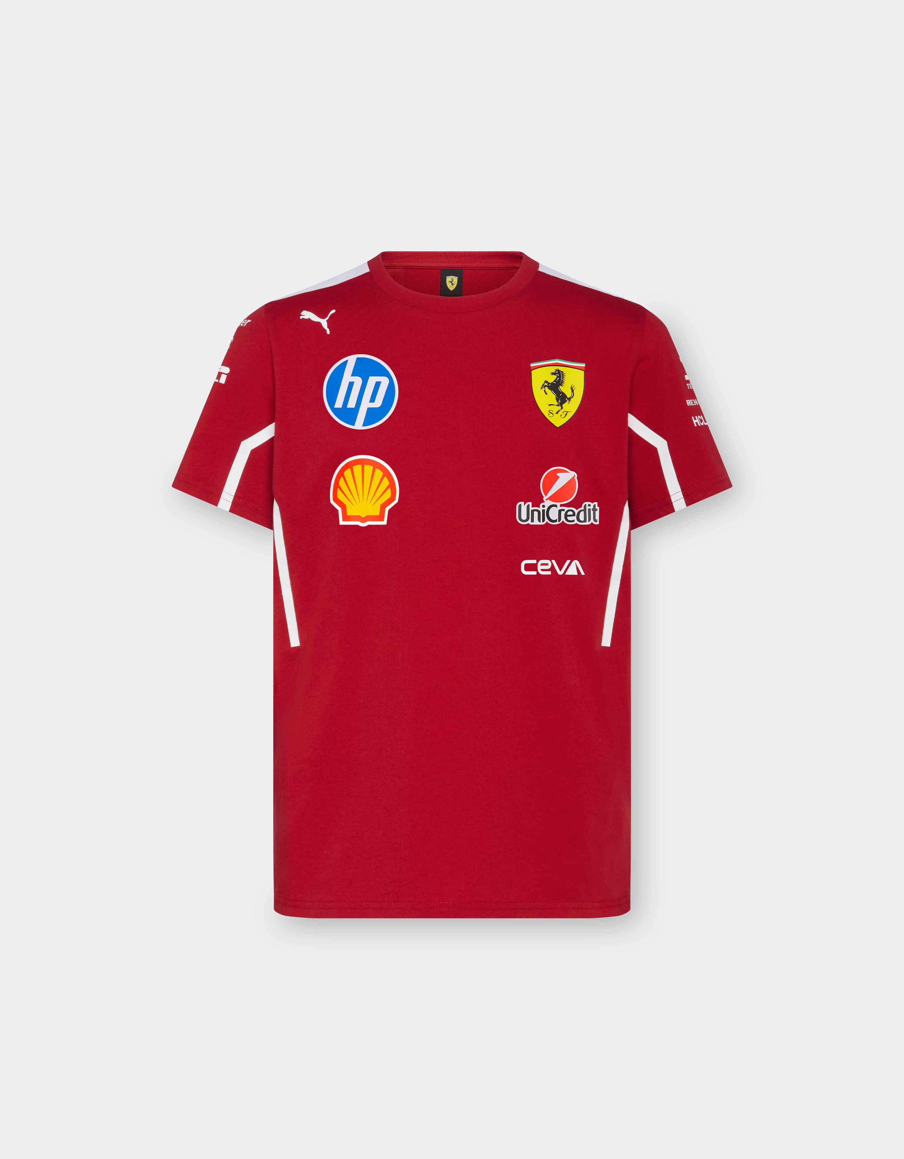 Ferrari Puma for Scuderia Ferrari HP 2025 Team junior T-shirt Red LA026fK