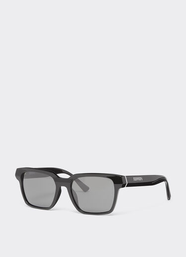 Ferrari Ferrari sunglasses in black acetate with polarised grey lens Black F1544f