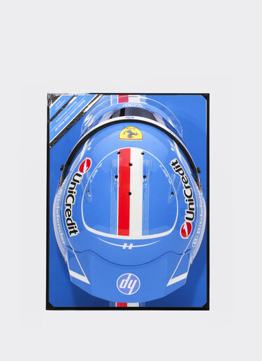 Ferrari Charles Leclerc Miami 2025 Special Edition helmet in 1:1 scale MULTICOLOUR LA076f