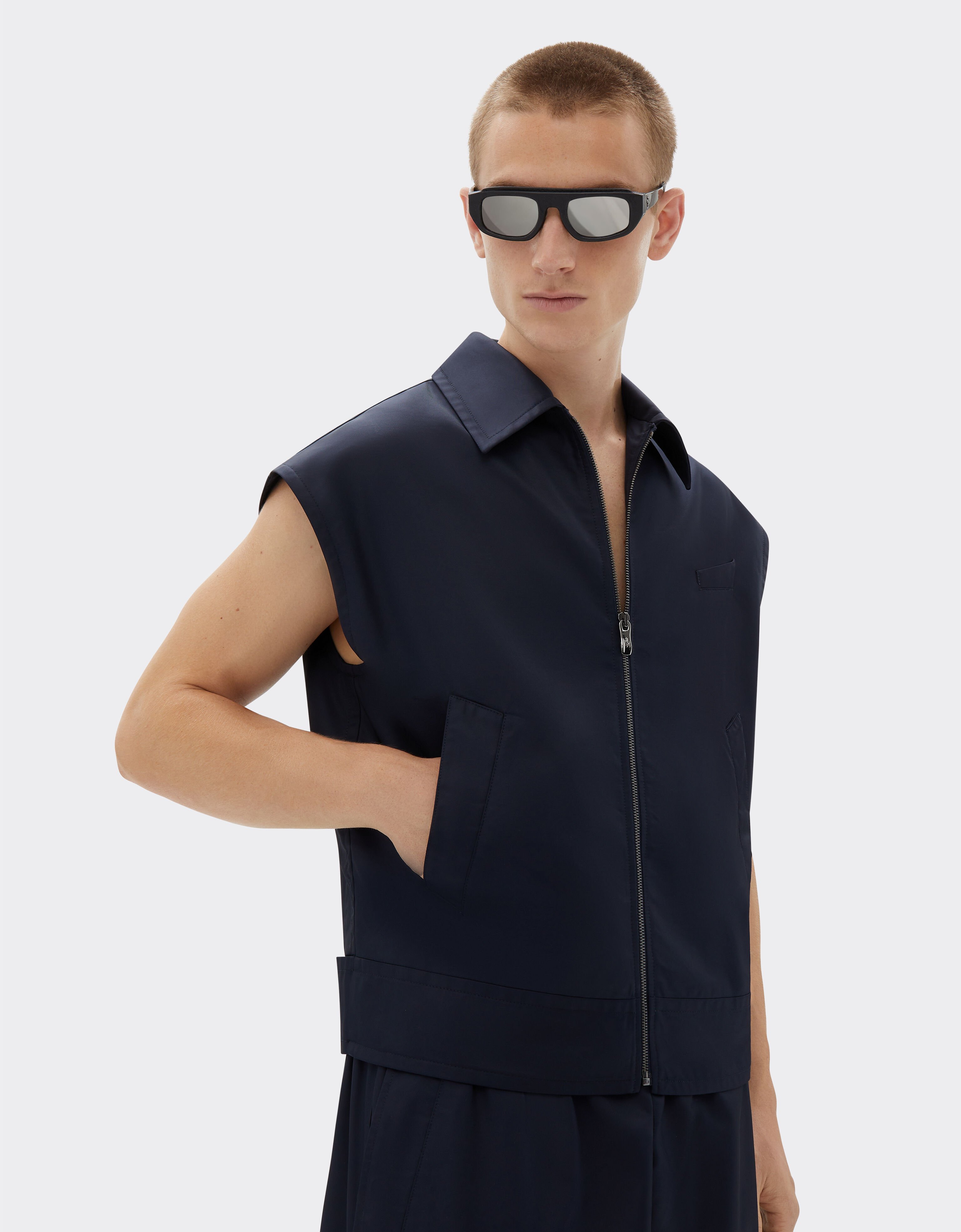 Ferrari Vest in Q-CYCLE® twill Navy 21861f