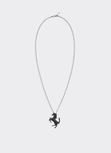Ferrari Necklace with Prancing Horse Black 20010f